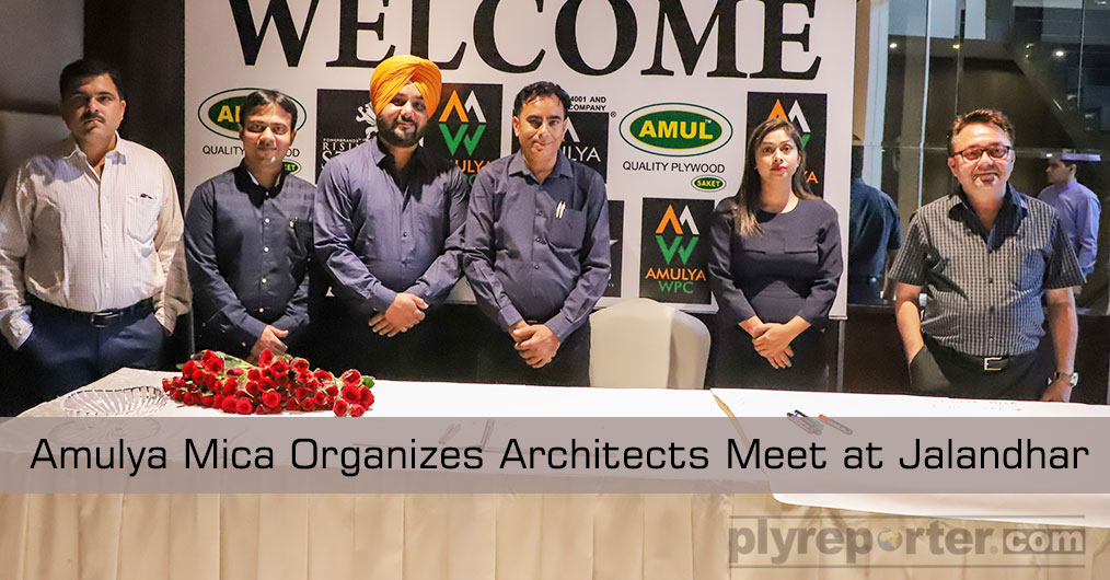 AMULYA MICA in association with HARIBOL TRADERS organised an Architects Meet at Hotel ITC Fortune, Jalandhar May 31, 2019 to launch its New Exclusive Range