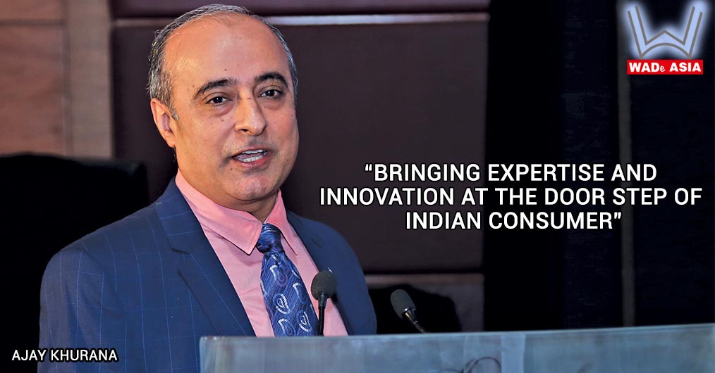 Ajay Khurana, Chairman South Asia, REHAU Polymers Pvt. Ltd. spoke on “Bringing Expertise and Innovation at the door step of Indian consumer”.