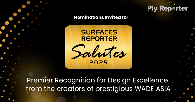 Nominations Invited for SURFACE REPORTER SALUTES 2025: Premier Recognition for Design Excellence from the creators of prestigious WADE ASIA