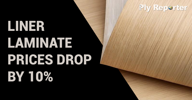 LINER LAMINATE PRICES DROP BY 10 %