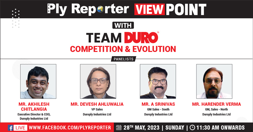 PLY REPORTER View Point with Team Duro on 'Competition & Evolution' on 28th May 2023, Sunday, 11:30 AM onwards | Powered by DURO