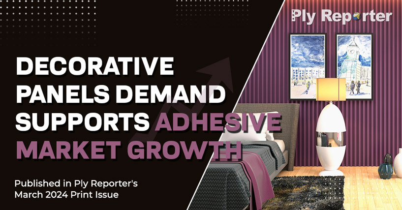 Decorative Panels Demand Supports Adhesive Market Growth